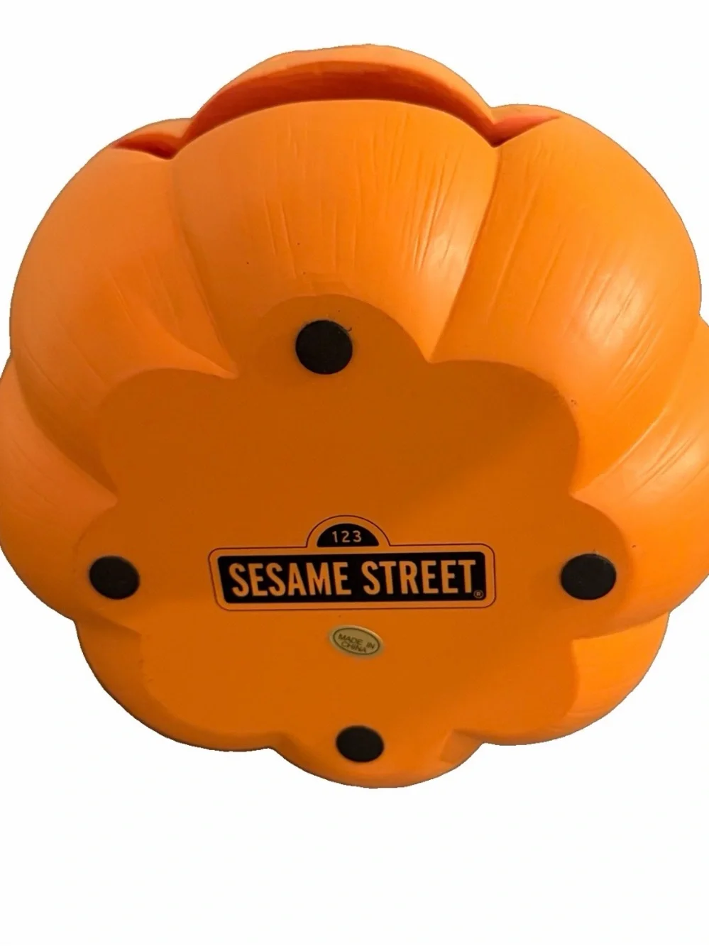Sesame Street Elmo Pumpkin Halloween 9” Figurine  New! So Cute! Brand New!
